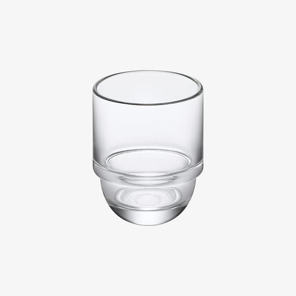 Round Glass Cup in Clear