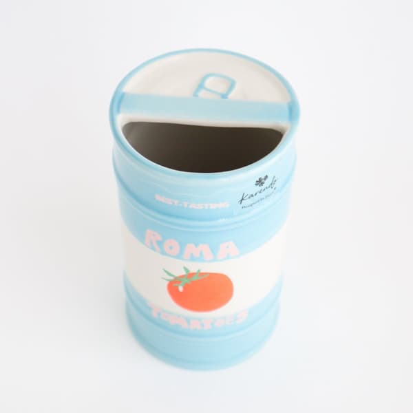 실제 통조림처럼 보이는 화병
