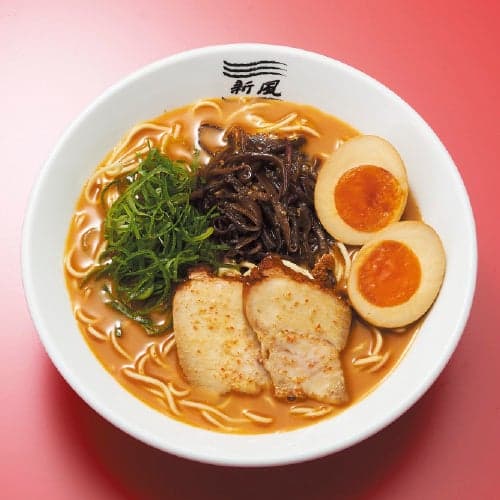 Seasoned Egg Spicy Red Tonkotsu