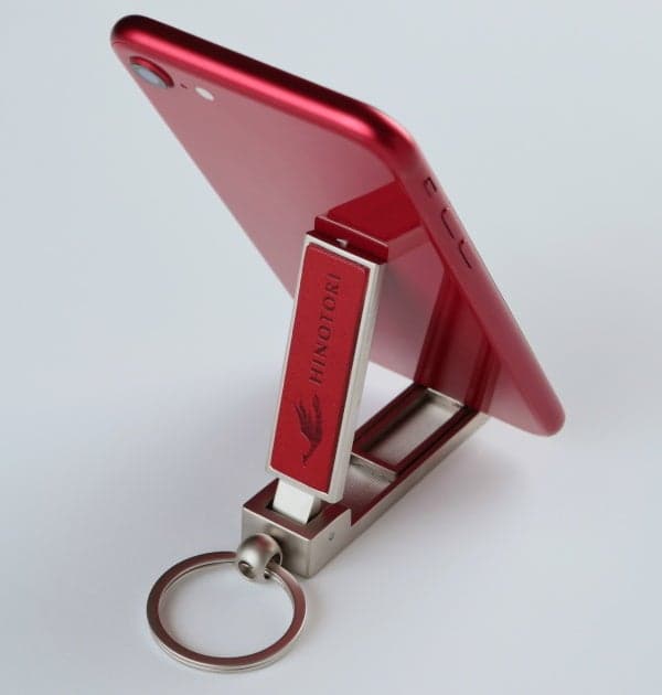 Smartphone stand function in use