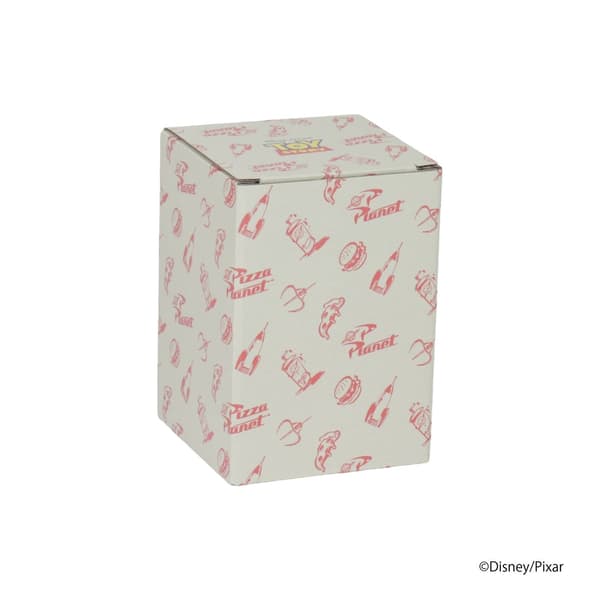 Arte de la caja de regalo con personajes de Toy Story