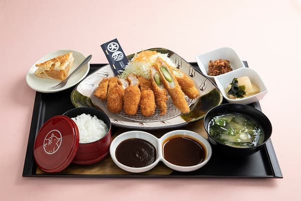 炸猪排春季午餐