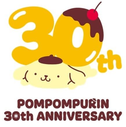 Pompompurin 30th anniversary logo