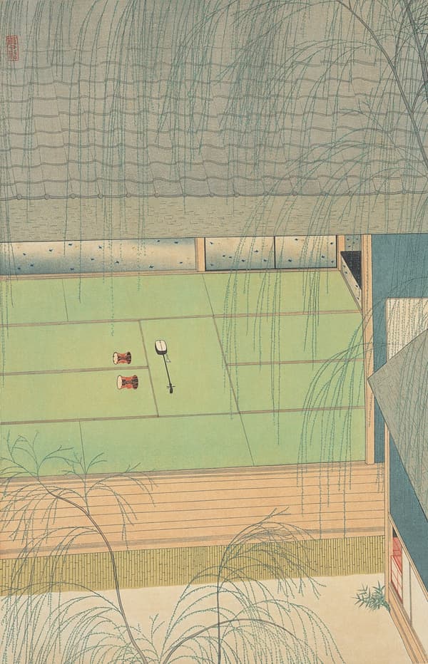 小村雪岱 “持伞的阿仙” 1937