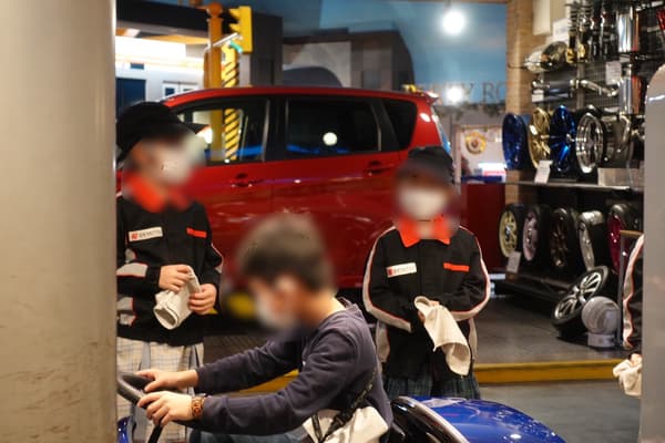 키자니아 주유소 직원 체험