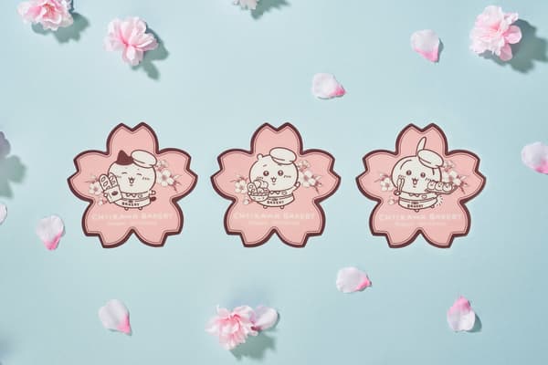 原创樱花造型杯垫（3种设计）