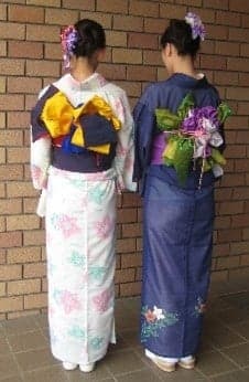 Vestirse con una yukata