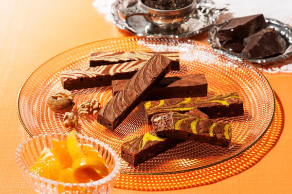 Set assortment brownie dengan Orangette Brownie