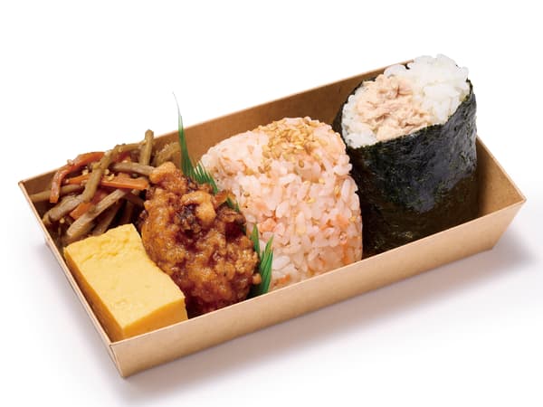 春季早晨饭团套餐 720日元 — 饭团 Momochise（品川Ecute）