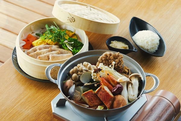 Dining: seasonal hot pot and herb steaming