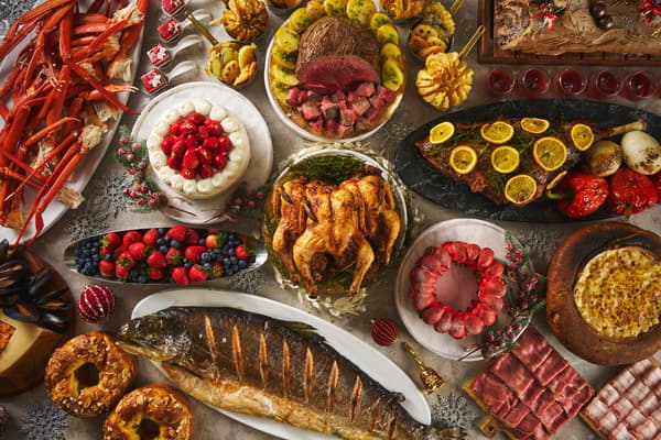 Christmas buffet at Suriyun