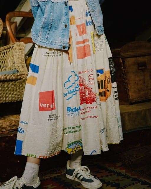 复古欧洲环保袋再造裙