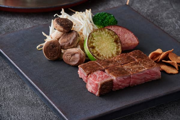 Domestic beef carefully selected by the head chef