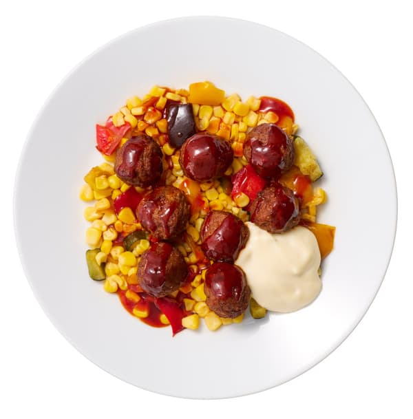 Plant Ball with Yangnyeom Cheese Sauce