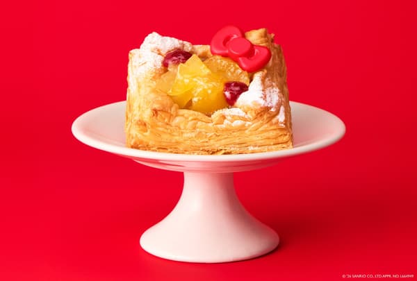 现烤开放式苹果派 Hello Kitty