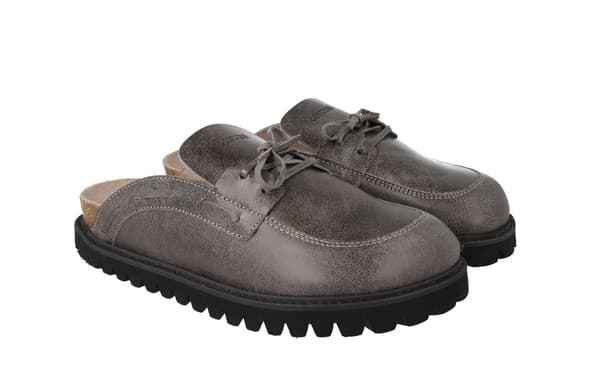 MENTA AVIATOR LEATHER in BLACK