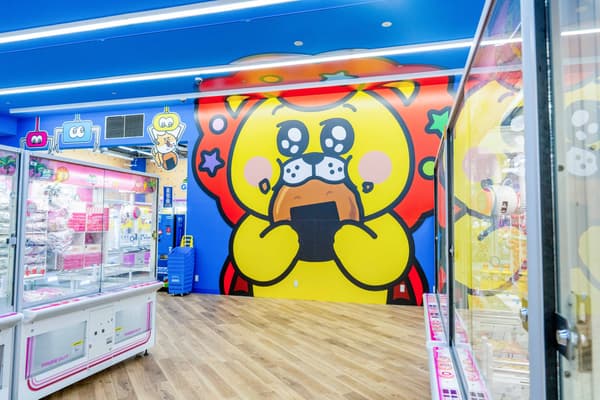 บรรยากาศภายในร้าน GiGO Crane Game Oasis Soka Seimon Plaza