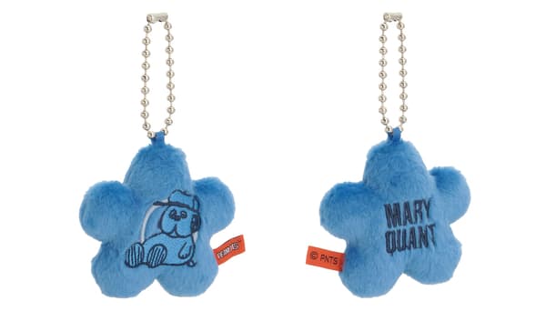 MARY QUANT × PEANUTS™ daisy mascot keychain