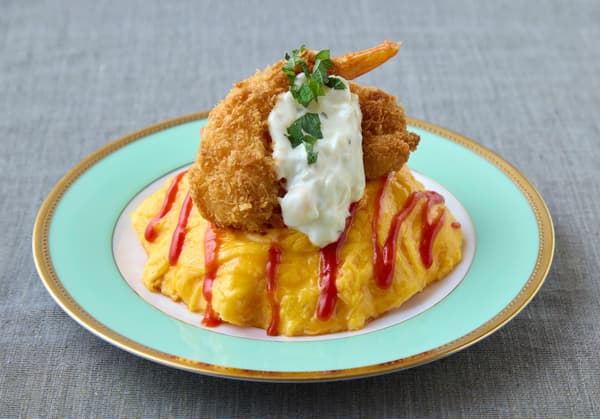 蛋包飯 & 海鮮炸物 Hanton Rice