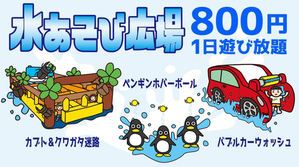 淺草花屋敷的戲水廣場