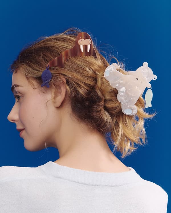 sisir dan jepit rambut KOLEKSI SEA ANIMALS gelato pique