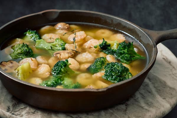 Shrimp and Baby Scallop Ajillo