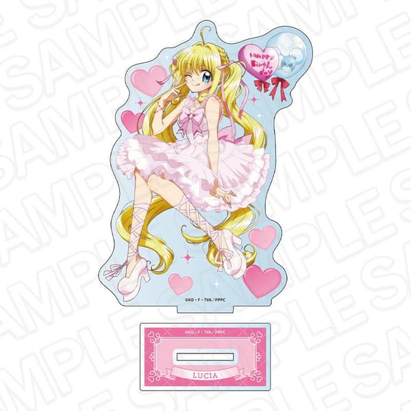 Mermaid Melody Pichi Pichi Pitch Luchia Birthday Party hologram acrylic figure
