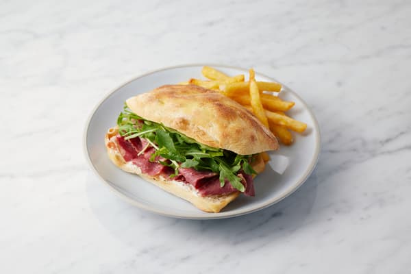 Focaccia Sandwich Pastrami Beef – ¥1,800 (tax included)