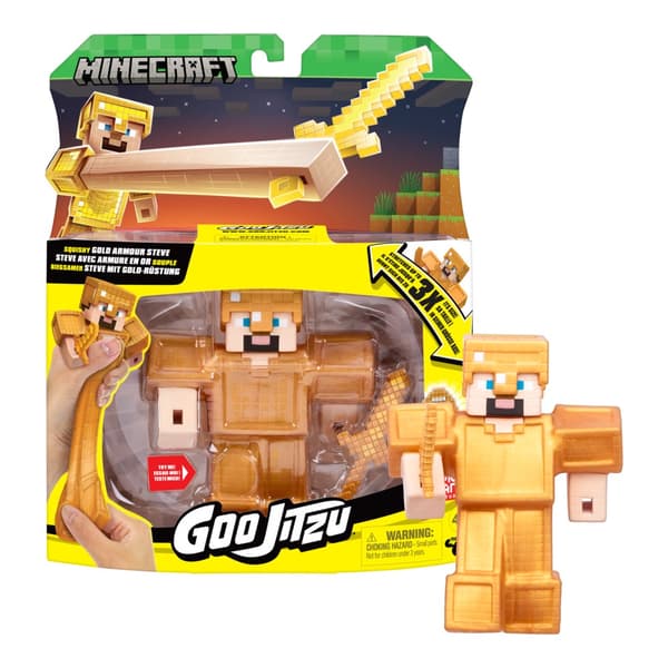 ภาพฟิกเกอร์ Minecraft GOO JIT ZU (Gold Steve) แบบที่ 1