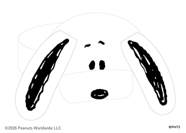 Sombrero de papel en colaboración con el Museo Snoopy