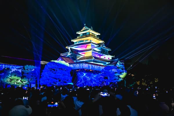 쓰루가성 프로젝션 매핑 2025
