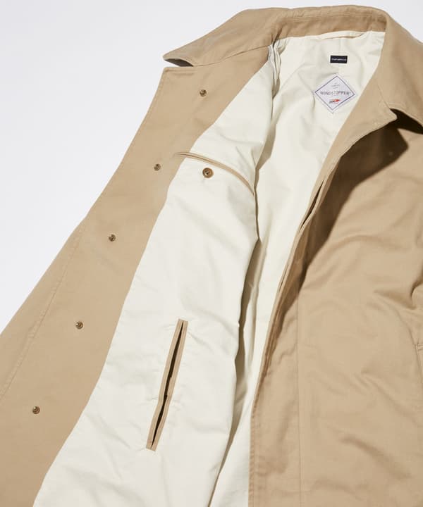 nanamica SMU Balmacaan 大衣 Cotton CORDURA WINDSTOPPER 细节