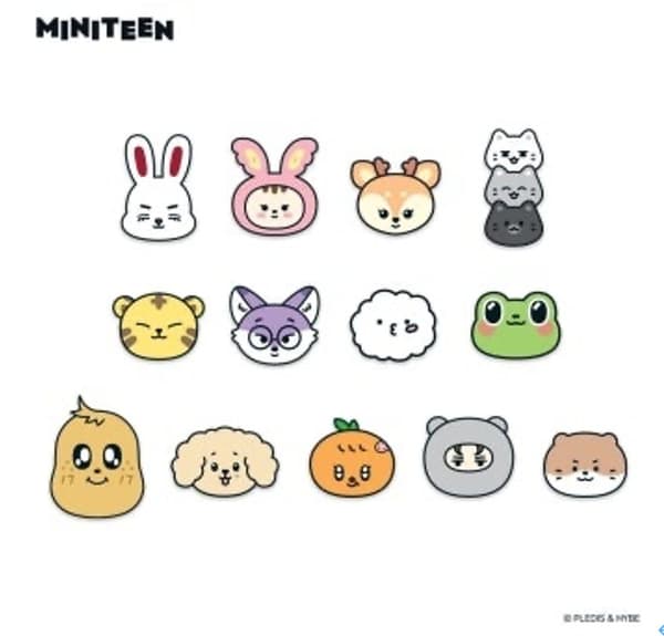 MINITEEN METAL PIN BADGE