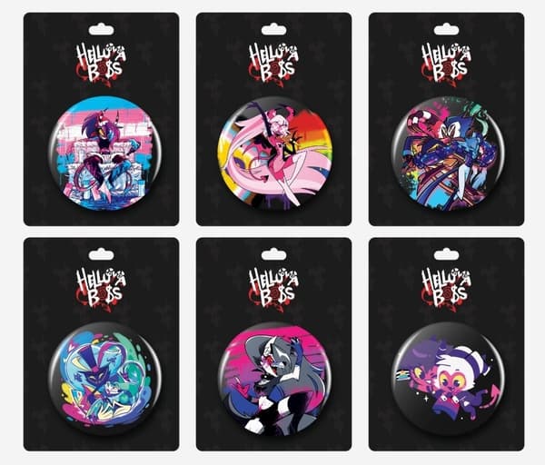 HELLUVA BOSS Can Badge (6 Types Total)