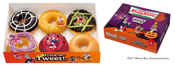 Kotak dan donat Looney Tunes Halloween Dozen Half