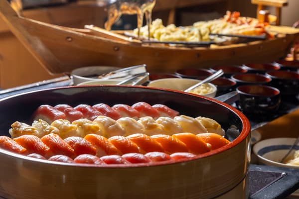 Buffet spread
