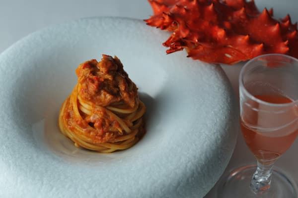Linguine Kepiting Hanasaki dengan pairing non-alkohol