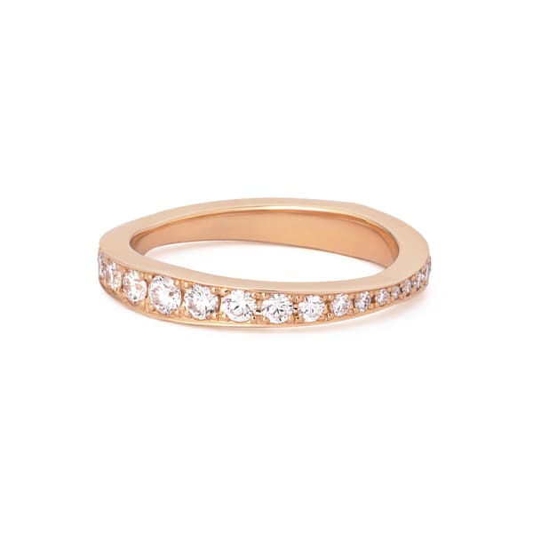 Gradation Eternity Ring in 18K pink gold (K18PG)