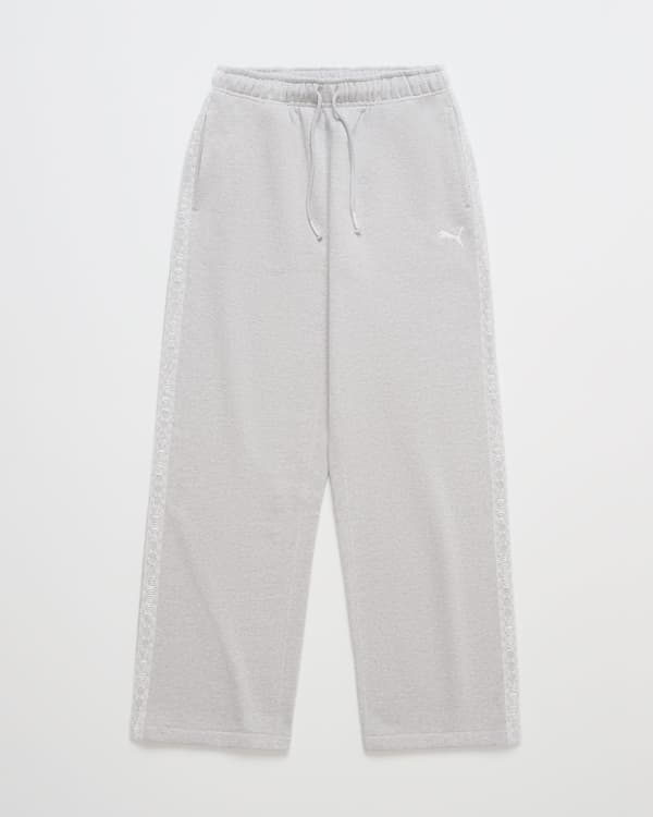 蕾丝 Logo 直筒运动裤