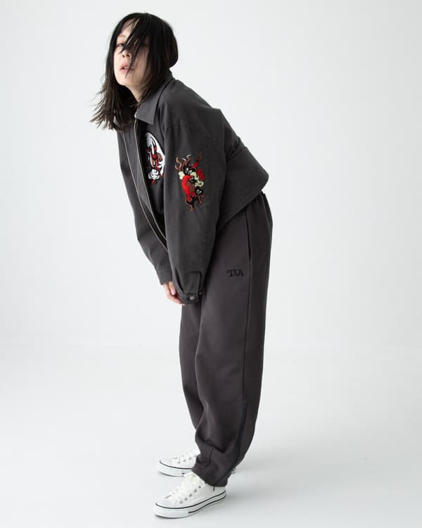 Kae Tanaka Embroidery Jacket・Embroidery Sweatpants