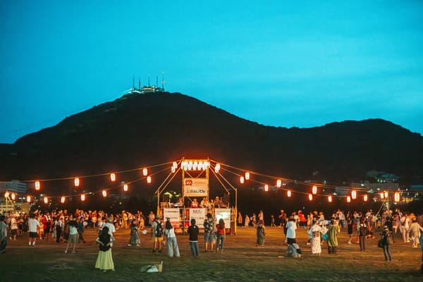 2025년 제1회 LOOOP 당시 하코다테산 기슭에서 열린 봉오도리
