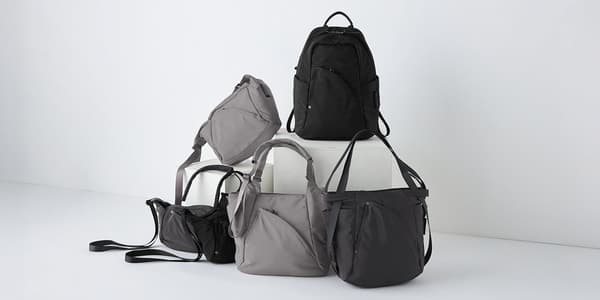 Bolsos de la colaboración Y'SACCS x Mizuno, los cinco estilos