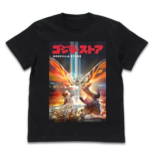 Godzilla Store Exclusive — Godzilla & Mothra Full-Color T-Shirt (Shinji Higuchi Ver.) — 1 design, 4 sizes — ¥4,950 each
