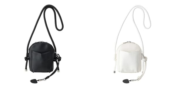 黑色和白色 ZIP LINE PHONE BAG