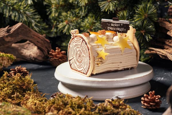 Patina Osaka - Bûche de Noël Marron Orange