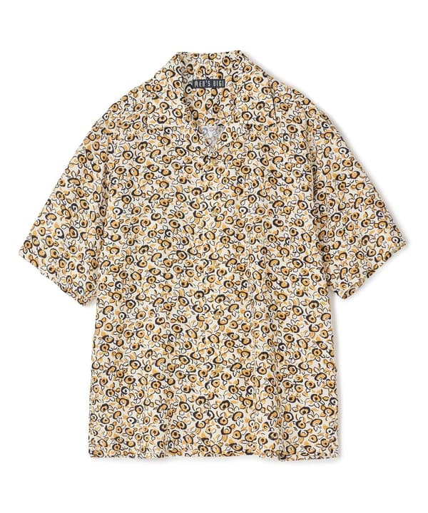 Variación 2 de la camisa aloha con estampado de archivo de MEN'S BIGI