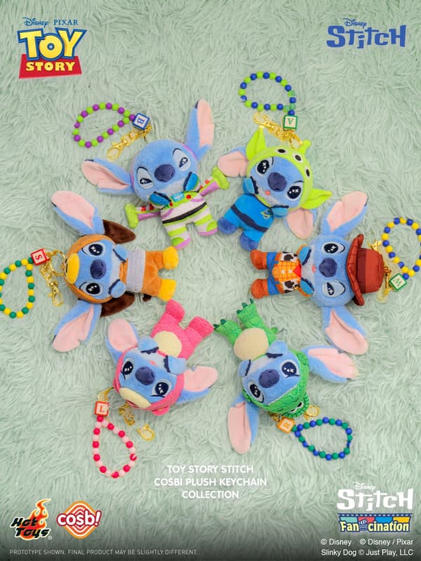 Cosbi Plush Keychain Toy Story Stitch