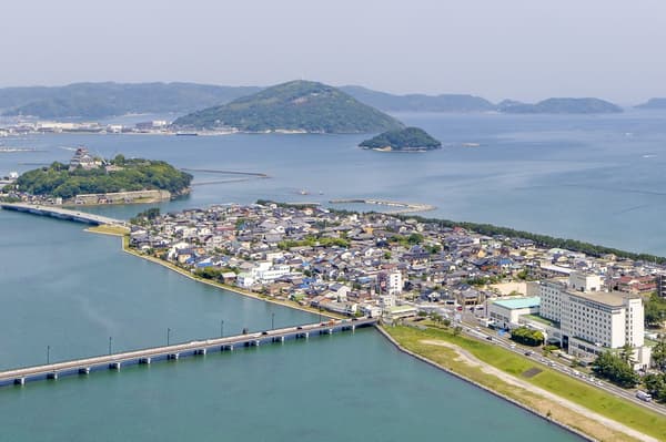 面向玄海灘的開闊海景