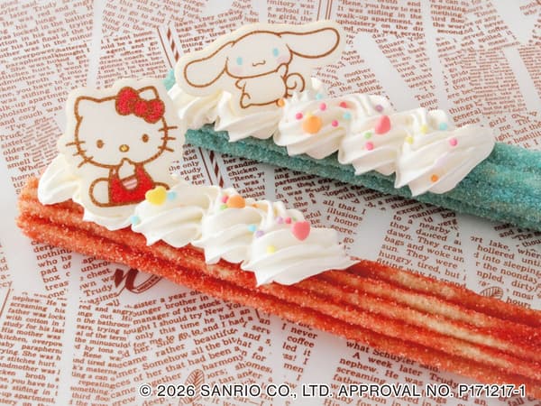 Cinnamoroll Cinnamon Churros / Hello Kitty Apple Pie Style Churros