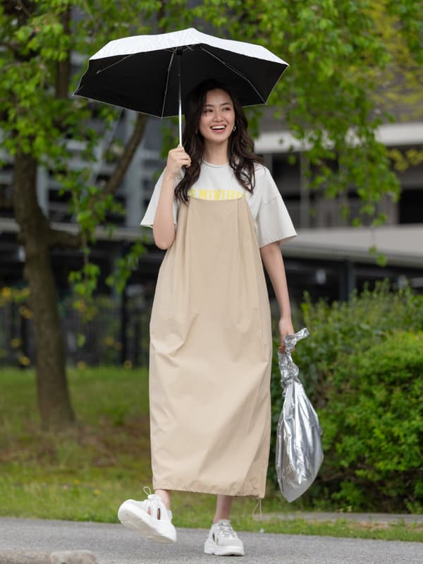 Green Parks 雨天時尚系列 - 防潑水細肩帶洋裝